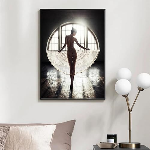 Affiches de pose de ballet KEBIA pour sublimer un grand mur vide de salon