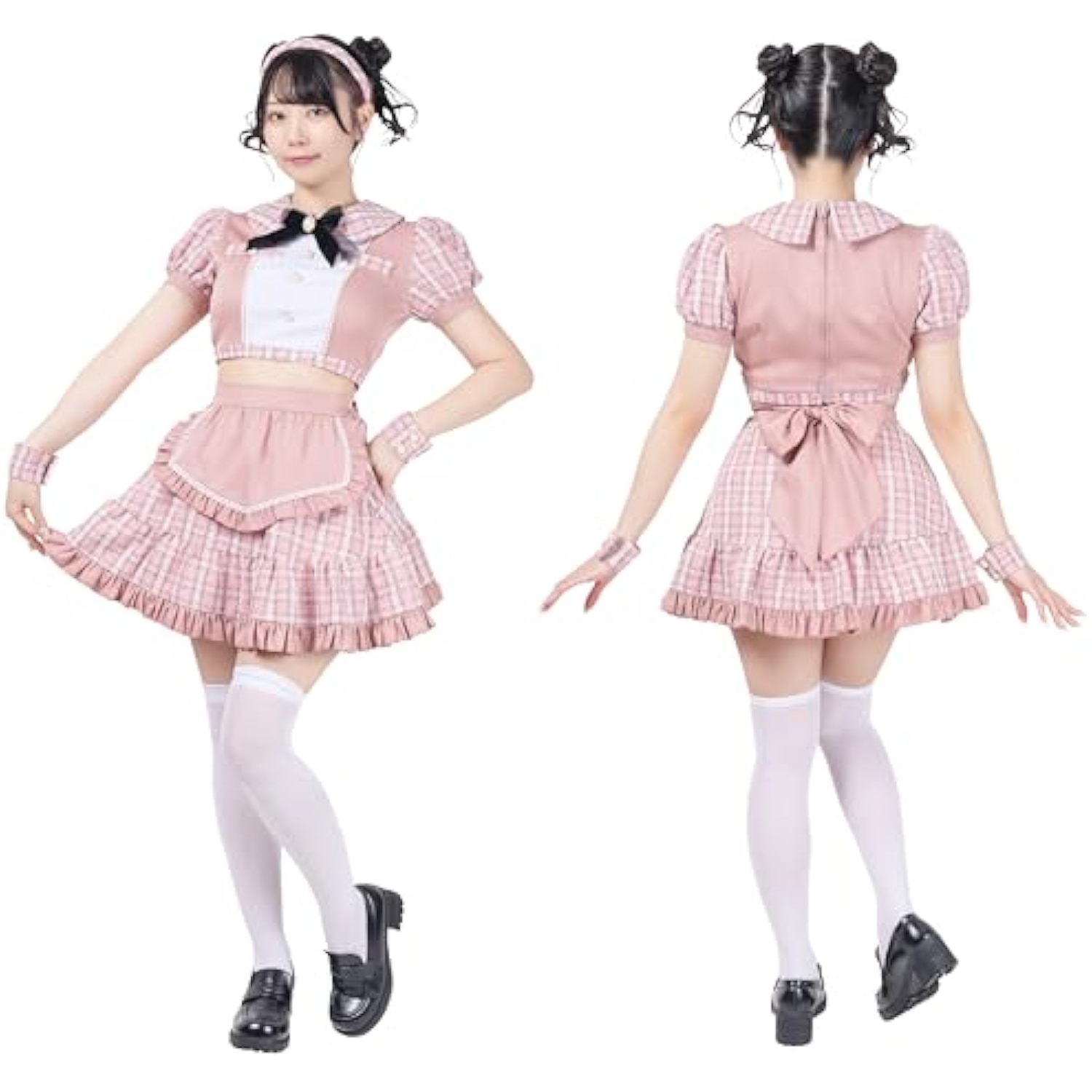 クリアストーン(Clearstone) リリカルパレット コスプレ ハロウィン アイドルツイードメイド レディース ピンク 詳細画像3