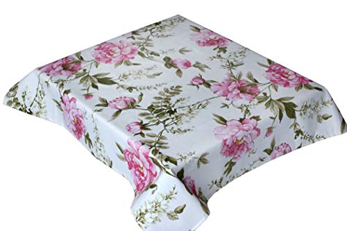 Provencestoffe.com Rosentischdecke, Queen of Roses ca. 100x100 cm, Mitteldecke, Sonderangebot Cover