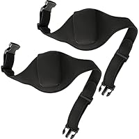 2 Stück Mikrofon-Gürtel-Set, Fitness-Lehrer, Mikrofon-Gürteltasche, Tragetasche, verstellbar, Neopren, schweißabsorbierend, Gürtel für Theater, Lautsprecher, klassisches Schwarz