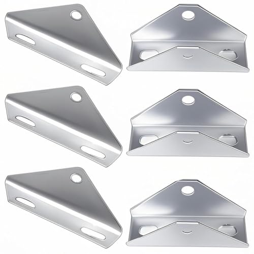 BIAXJUNY Adjustable Brace Fitting， Solar Panel Tilt Mounting Brackets for 1/2