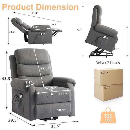 Urred RECLINER CHAIR With Massage And Heat thumb #2