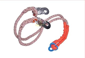 HUAWELL Double Body Safety Harness for Climbing Cement Pole & Climbing Tree with Safety Rope International Standard