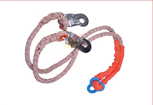 HUAWELL Double Body Safety Harness for Climbing Cement Pole &amp; Climbing Tree with Safety Rope International Standard