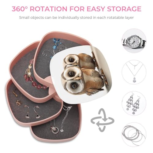 Boîte à bijoux chouette pour collier et boucles d'oreilles - 5