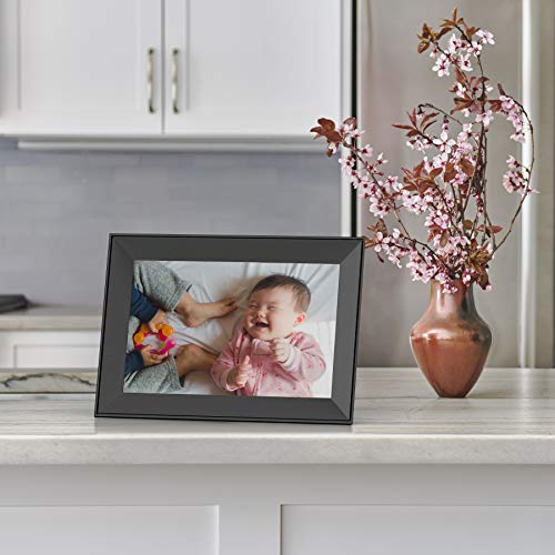 Aura Carver Smart Digital Picture Frame 10.1 Inch HD WiFi Cloud Digital Frame Free Unlimited Storage Easy Setup to Send Photos Remotely Via App More Secure Than Email - Thumbnail 4