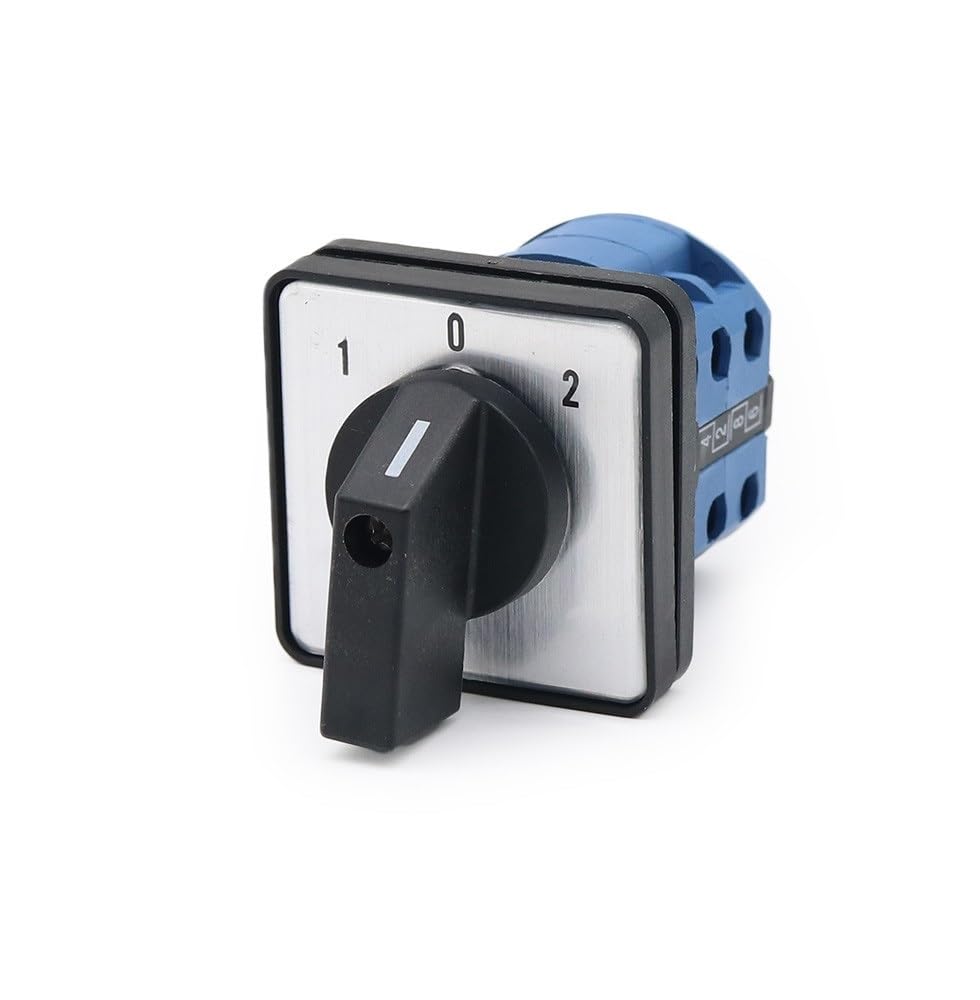 HYUJNAFZR LW26-20/2 Transfer Switch 2 Floors 1-0-2 440V 20A Universal Rotary Selector On-Off-On 3Positions Cam Changeover Switch