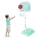 Ajustable en altura: La altura aro de baloncesto junior, es fácilmente ajusta para el crecimiento de los niños, asegurando que todas las edades pueden disfrutar del juego.