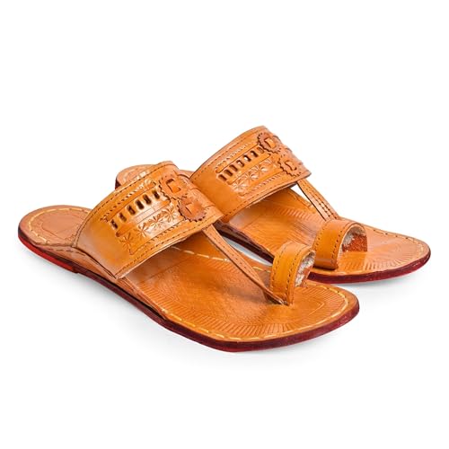 Image of Kolhapuri Chappal for Men|Kolhapuri Slippers for Men|Kolhapuri Shoes for Men|Leather Slippers for Men|Wedding Slippers for Men-A1