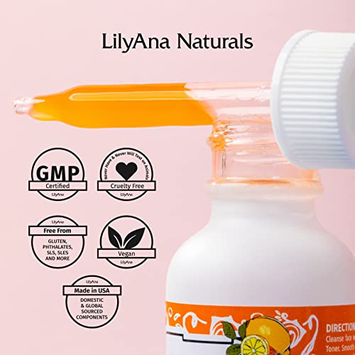 Lilyana Naturals Super C Serum - Face Serum - Anti-Aging Vitamin C Serum For Face With Hyaluronic Acid, Niacinamide, And Plant Stem Cell Complex - 1Oz #TOP5