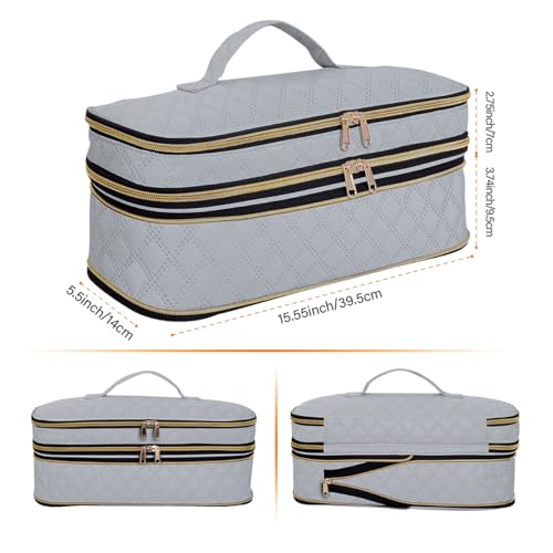 UOZL Hair Tools Travel Case Expandable Handheld,Grey by UOZL - Used condition - Image 3