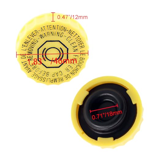 image for QGQZIQG Brake Master Cylinder Reservoir Cap 4683656AB for Jeep Wrangle