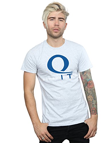 DC Comics Men's Arrow Queen Consolidated Logo T-Shirt X-Large Sport Grey