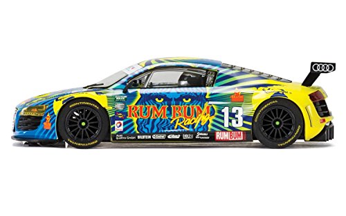 Scalextric Audi R8 LMS Rum Bum Racing 1: 32 Slot Car C3854 Vehicle Replica