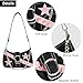 Ecohaso Grunge Shoulder Bag Fairy Grunge Hobo Bag Denim Chain Y2K Purses Crossbody Bag for Women (T-Pink)
