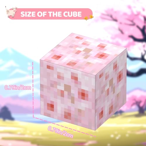 Dulsaera Magnetic Blocks 110PCS with 6 Animal Toys, Building Blocks Set, Toys for Boys & Girls Age 4-6,6-8, STEM Montessori Stacking Building Toys for Toddlers Kids 3+(Cherry & Animal)