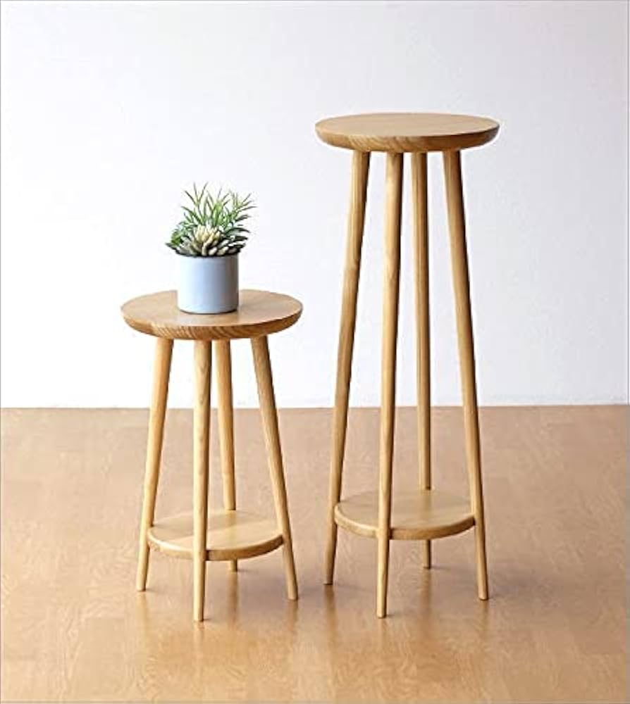 花台　木彫 楽天市場】500円OFFクーポン 花台 木製 フラワースタンド 玄関