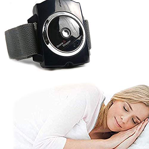 MQSS Sleep Connection Wristband, Infrared Intelligent Anti Snore Wristband Aid Anti Snoring Sleep Aid Retainer1PCS Cover