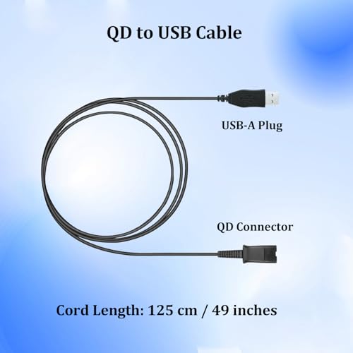 Adaptateur casque USB QD pour PC et ordinateurs portables - 7
