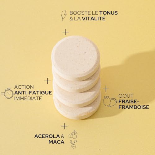 EPYCURE - Boost Énergie - Combat Fatigue & Baisse d'Énergie, Renforce Immunité, Tonus & Vitalité - 98% Naturel - Vitamine C, Zinc, Maca, Sélénium - 1 Mois - Vegan - Fabriqué en France – Image 3