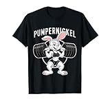 Lustiges Pumpernickel Kaninchen Fitness Sport Bodybuilding Gym T-Shirt