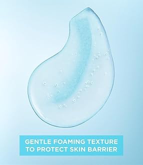 Garnier Gentle Deep Face Cleanser, With Hydrating Hyaluronic Acid, Protecting Ceramides, Purifying Clay, Fragrance Free, Suitable For Sensitive Skin, Pure Active, 250ml (Pack of 5)