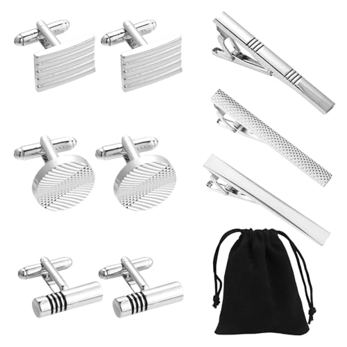 Silver Cufflinks Set