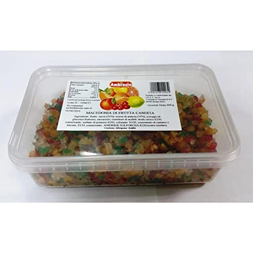 Macedonia Di Frutta Candita Per Pasticceria Ambrosio 900 Gr Dolci Torte Arancia