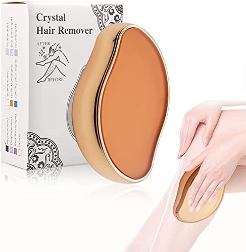 Crystal Haarentferner | Crystal Haarentferner Damen | Kristall Haarradierer Haarentfernung Ohne Rasieren Schneiden & Schmerzen | Crystal Hair Eraser, Painless Exfoliating Hair Removal Tool Cover