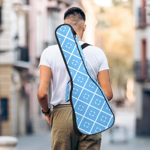 JRHEJTHH Housse imperméable durable pour ukulélé avec épaules réglables pour ukulélé de 53,3 cm, 58,4 cm, 61 cm, rembourrage épais, motifs géométriques élégants – Bleu, Multicolore., - Les Beatles, Paul McCartney, John Lennon, RIngo Starr, George Harrison JRHEJTHH Housse imperméable durable pour ukulélé avec épaules réglables pour ukulélé de 53,3 cm, 58,4 cm, 61 cm, rembourrage épais, motifs géométriques élégants – Bleu, Multicolore., – Image 6