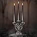 Nemesis Now Baphomet Candelabra with Electric Candles, Resin, Cast in The Finest Resin, Expertly Hand-Painted, Black