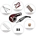 Joyoldelf Tobacco Pipe, Classic Smoking Pipe with Foldable Pipe Stand, Bent Tobacco Pipes for Smoking with Gift Box and Smoking Accessories