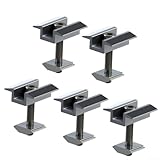 Solarmodul-Montagehalterungen, 5er-Set aus Aluminiumlegierung für Stabilität und verstellbare Ausrichtung in Solarinstallationen (30 mm)