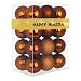 GameXcel Christmas Balls Ornaments for Xmas Tree - Shatterproof Christmas Tree Decorations Large Hanging Ball Bronze 3.2" x 24 Pack
