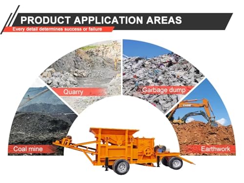 Industrial Mobile Stone Crusher Plant, Powerful Granite Jaw Crusher Unit for Quarrying, Mining & Aggregate Production - Thumbnail 4
