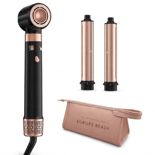Dual Voltage 3-in-1 Hot Hair Styler with Travel Case