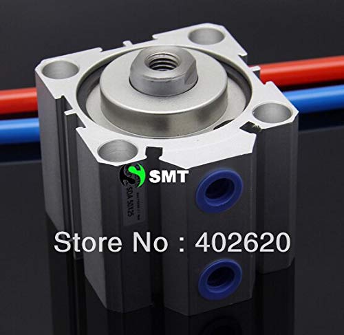 Fevas 5Pcs/Lots,Sda20-50,20Mm Bore, 50Mm Stroke, Smc Style Pneumatic Compact Air Cylinder, #TOP12