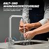 Grifos-Cocina-fregadero-M-Mehoom-Grifo-Cocina-Giratorio-360-con-burbujeador-de-ABS-extraiblede-Acero-Inoxidable-Resistente-a-la-CorrosionMonomando-Grifo-de-Cocina-Clasico
