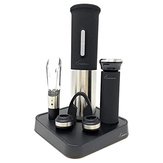 Rabbit Electric Wine Opener Set