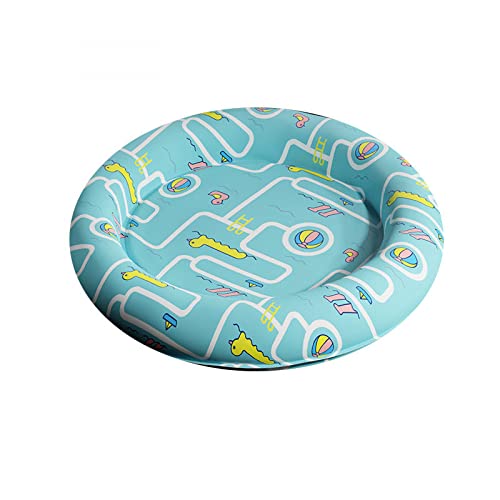 Nido de Hielo de Verano para Mascotas, Gel refrescante Impermeable, Almohadilla de Hielo Redonda de Verano para Gatos, (S M) Adecuado para Mascotas de 4 kg a 17 kg-M||Water Park