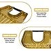STYLANCE Portable Hair Washing Tray, Shampoo Bowl for Sink for Home, Washing Hair, Cutting Hair, Home, Bed (Gold)