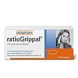 ratioGrippal 200 mg/30 mg Filmtabletten: Das Multitalent gegen Schnupfen in Verbindung mit Schmerzen und/oder Fieber, Filmtabletten mit 5-fach Wirkung, 20 Stk