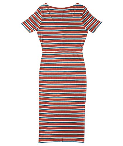 Roxy Women's Bring It On Buttoned Dress, Marsala Retro Paradise 211, S #TOP6