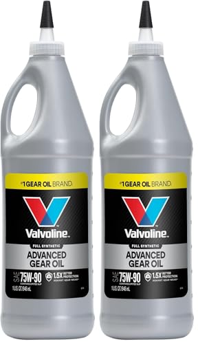 Valvoline Advanced Full Synthetic 75W-90 Gear Oil 1 QT (Pack of 2...