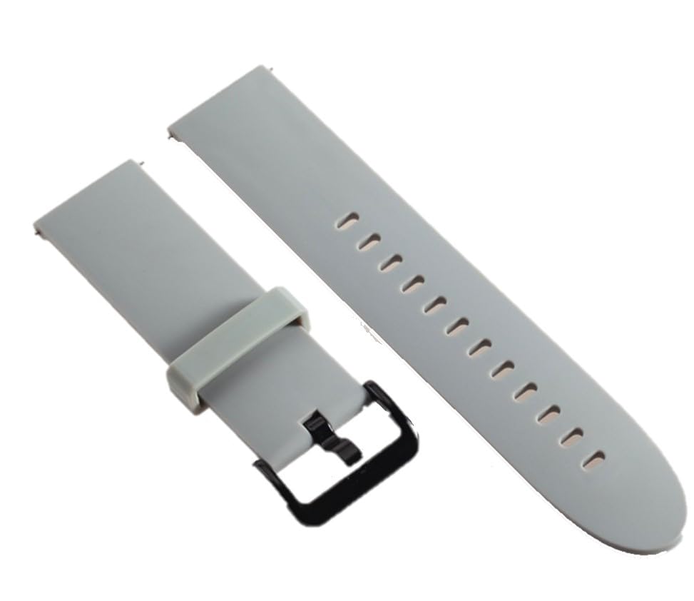 Panda Bobo for Reflex Active Watch Strap Silicone Replacement Watch Band Series 4/5/6/7/9/10/12/13/14/15/16/23/26 (Grey) โ image 1