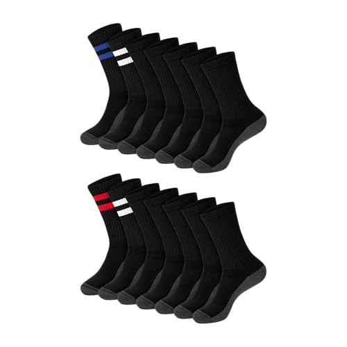 Image of Hanes Men's Socks, X-temp Cushioned Low Cut Socks, 12 & 14 Pair Packs