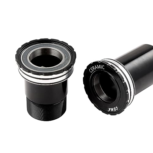 Boîtier de pédalier BB86 BB92 Shimano roulement céramique noir Cema