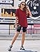 Ekouaer 2 Pack Womens Pajama Tops Short Sleeve Oversized T Shirts Summer Spring Tops 2025 Basic Casual Tee Top Navy/Wine S