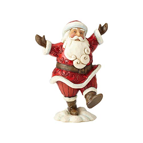 Enesco Jim Shore Heartwood Creek Pint Sized Walking Santa