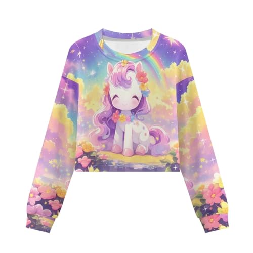 Girls Kids Sweatshirts Hoodies Crew Neck Pullover Long Sleeves Top Casual Fall Soft Shirt Outfits for 5-14 Teens4